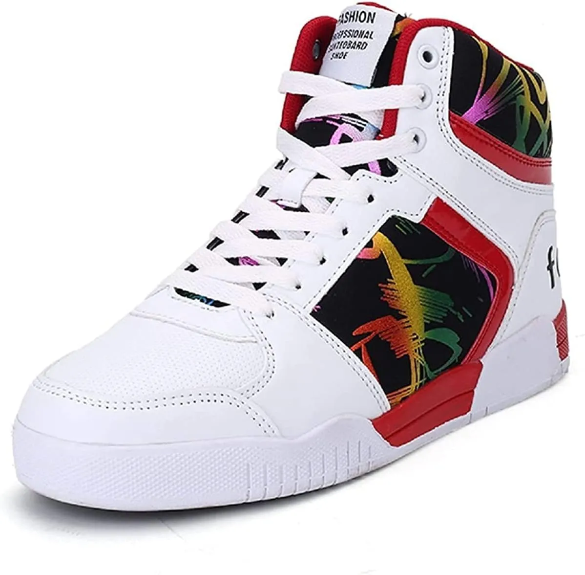 Men's High Top Skate Shoes Stylish Casual Sneakers