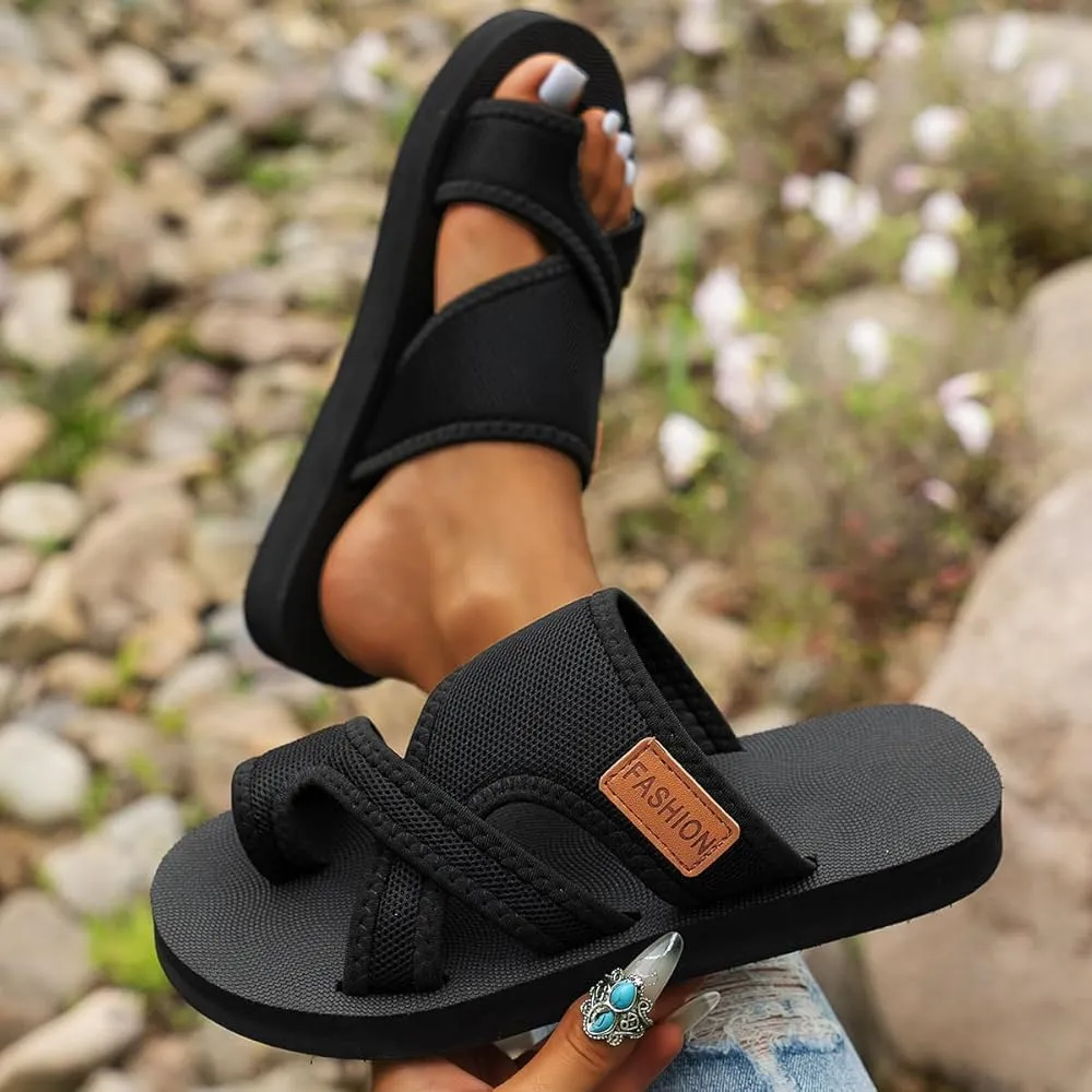 Mesh Flip Flops for Women, Women's Comfortable Breathable Mesh Flip Flops Orthopedic Sandals with Arch Support Sandals