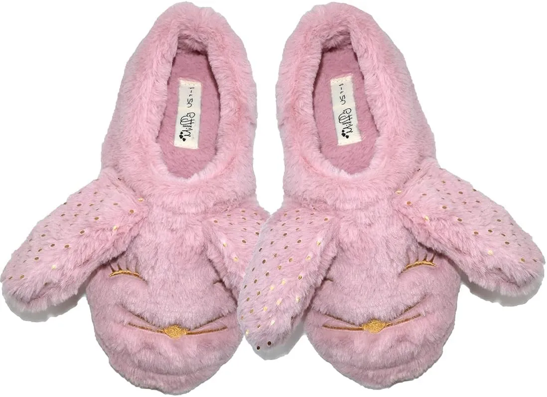 Millffy Warm Animal Soft Cozy Plush Slippers Womens House Slipper Bedroom cat Girl Fuzzy Slippers