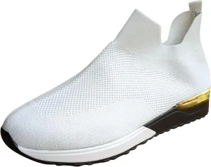 Orthopedic Casual Walking Shoes for Women Slip On Sneakers with Arch Support Comfortable Loafers Plantar Fasciitis Relief Foot Pain Diabetic