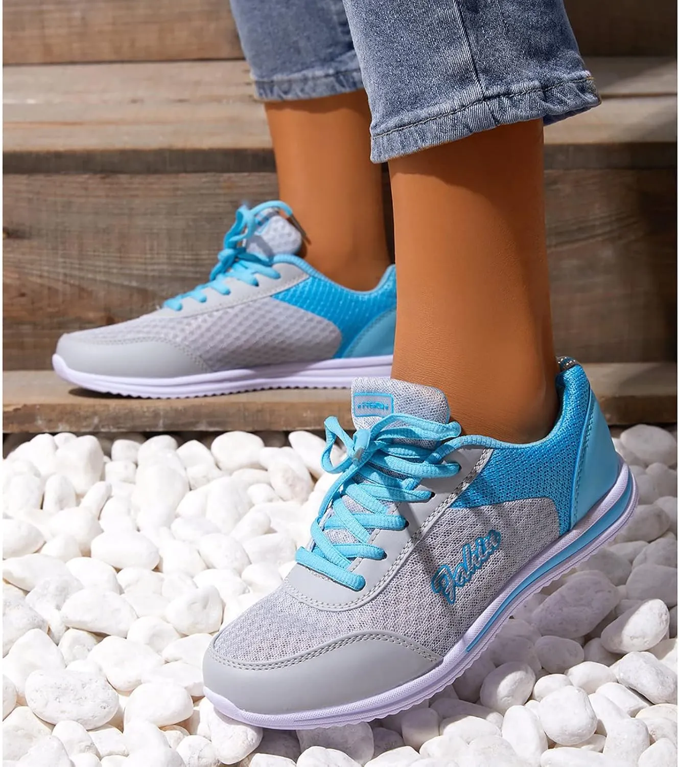 Orthopedic Walking Shoes for Plantar Fasciitis Relief Womens Slip On Sneakers with Arch Support Comfortable Casual Loafers Diabetic Foot Pain