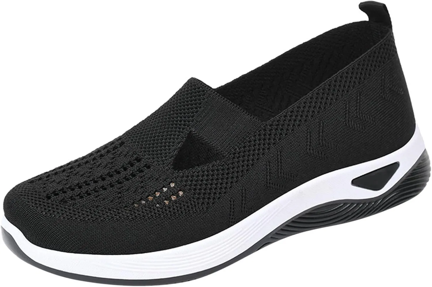 Orthopedic Walking Shoes for Plantar Fasciitis Relief Womens Slip On Sneakers with Arch Support Comfortable Casual Loafers Diabetic Foot Pain