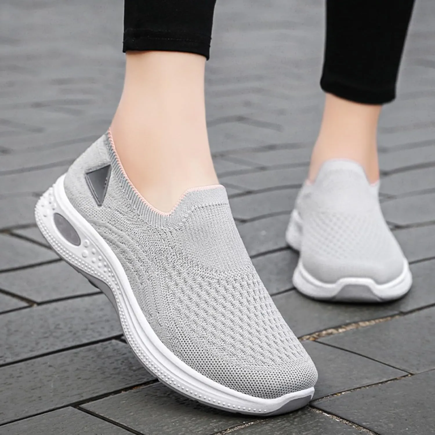 Orthowalk Womens Shoes Comfortable Breathable Mesh Fashion Casual Sneakers Work Business Daily Outdoor Sneakers