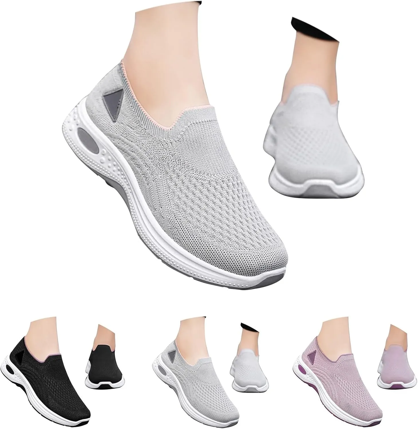 Orthowalk Womens Shoes Comfortable Breathable Mesh Fashion Casual Sneakers Work Business Daily Outdoor Sneakers