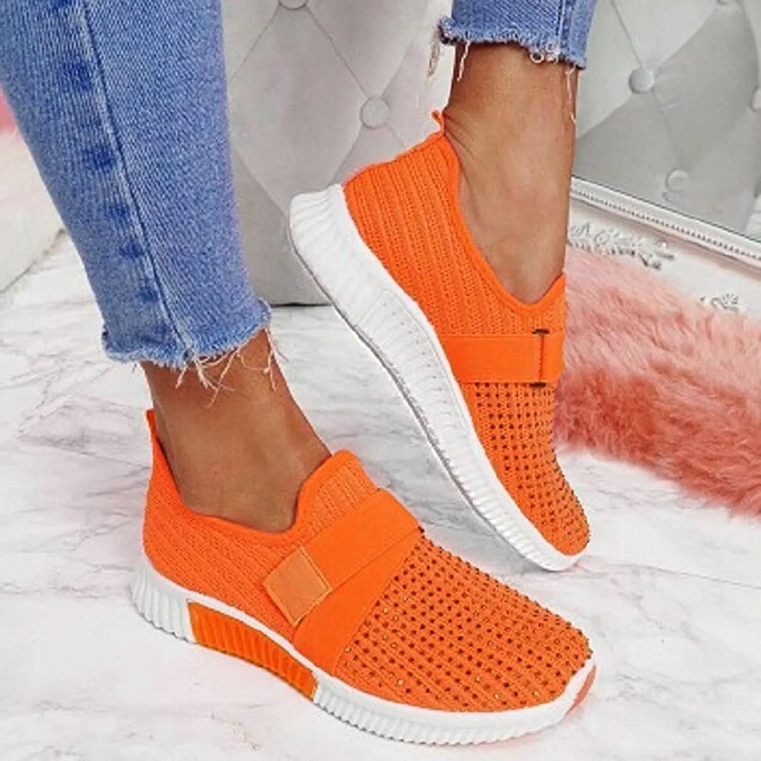 Plantar Fasciitis Shoes Women Non Slip Zapatos Ortopedicos para Mujer De Vestir All Black Platform Tennis Shoes for Women Platform Sneakers for Women Zapatos Negros para Embarazadas