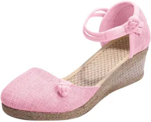 Platform Sandals Summer Low Wedges Womens Comfortable Open Toe Sandal Walking Sandals Women Comfort Arch Support
