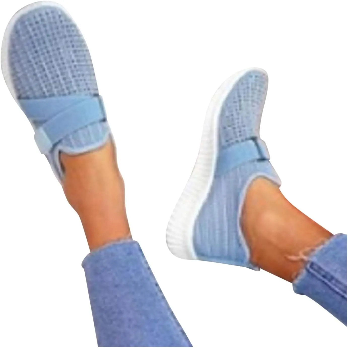 SBGMoSJ 8.5 Wide Womens Running Sneakers Walking Shoes Women Wide Width Size 9 W 8.5 Wide Womens Sneakers Running Casual Wedge Sneakers for Women Comfortable Dressy Zapatos Confortables para Mujer