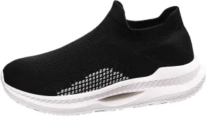 SBGMoSJ Gym Shoes for Women Workout Wide 10.5 Walking Shoes Women Wide Width Plantar Fasciitis Womens Slip On Sneakers Size 8.5 Tennis Shoes Womens Slip Resistant Work Shoes for Women Nurse