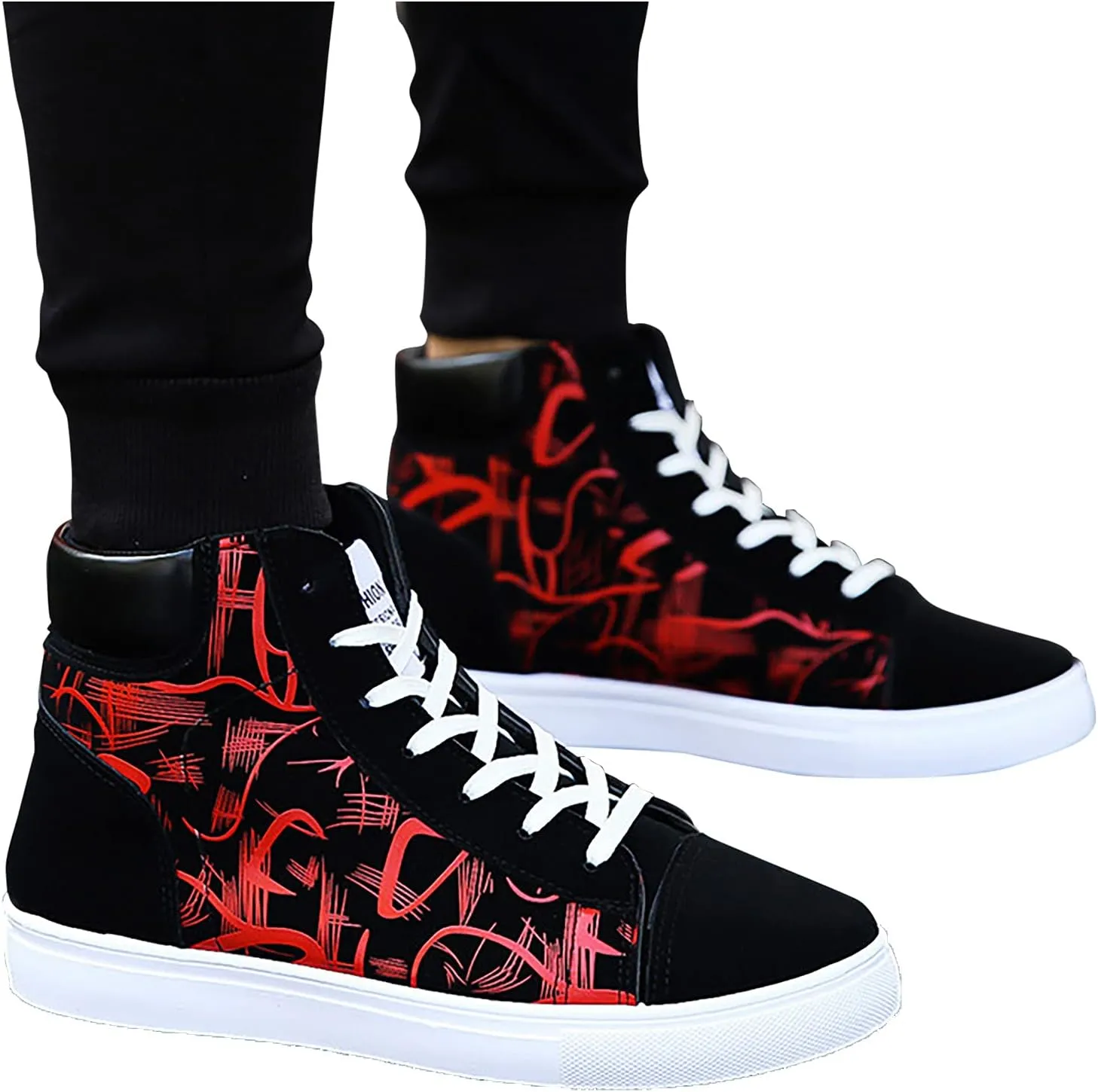 SBGMoSJ Sneakers for Women Walking Winter Shoes for Women 2023 Comfy Black Canvas Tennis Shoes for Women Sneakers for Women Size 8 Wide Width Fall Tennis Shoes for Women 2023