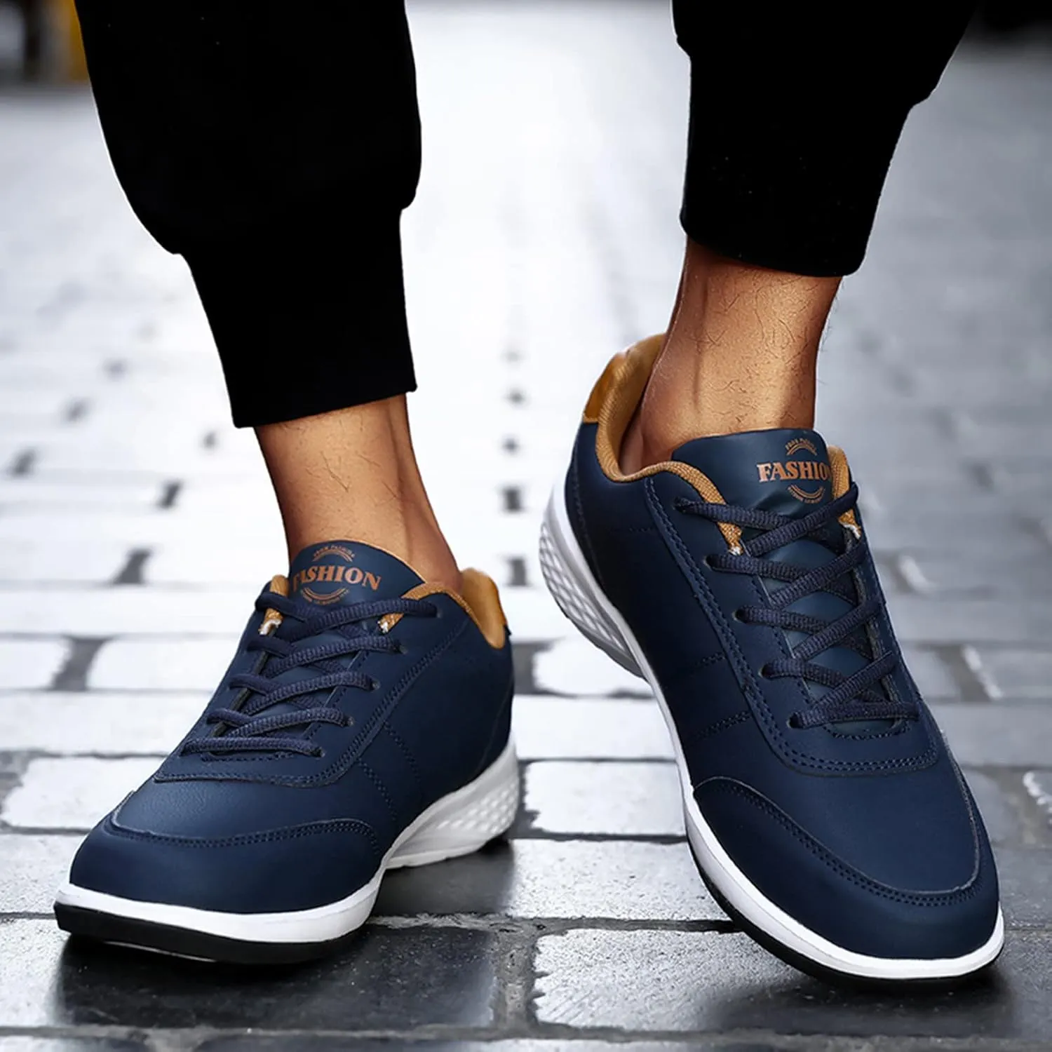 SBGMoSJ Womens High Top Wedge Sneakers All Womens Black Non Slip Size 9 Wide Work Shoes Slip On Tennis Shoes Women Wide Width High Top Sneakers for Women Zapatillas Blancas para Mujer Elegantes