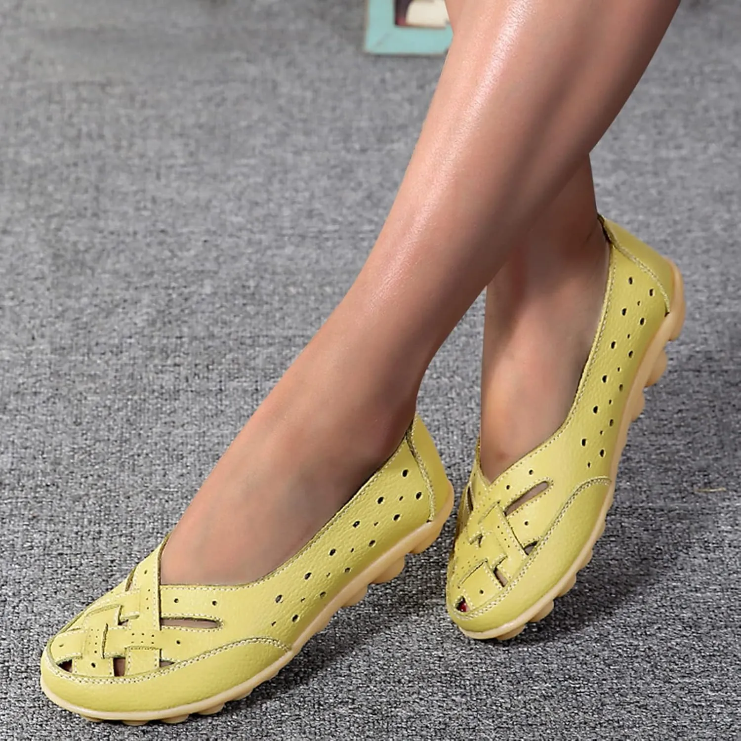 Slip On Women Comfort Walking Flat Loafers Casual Shoes Driving Loafers Walking for Women Casual Shoes