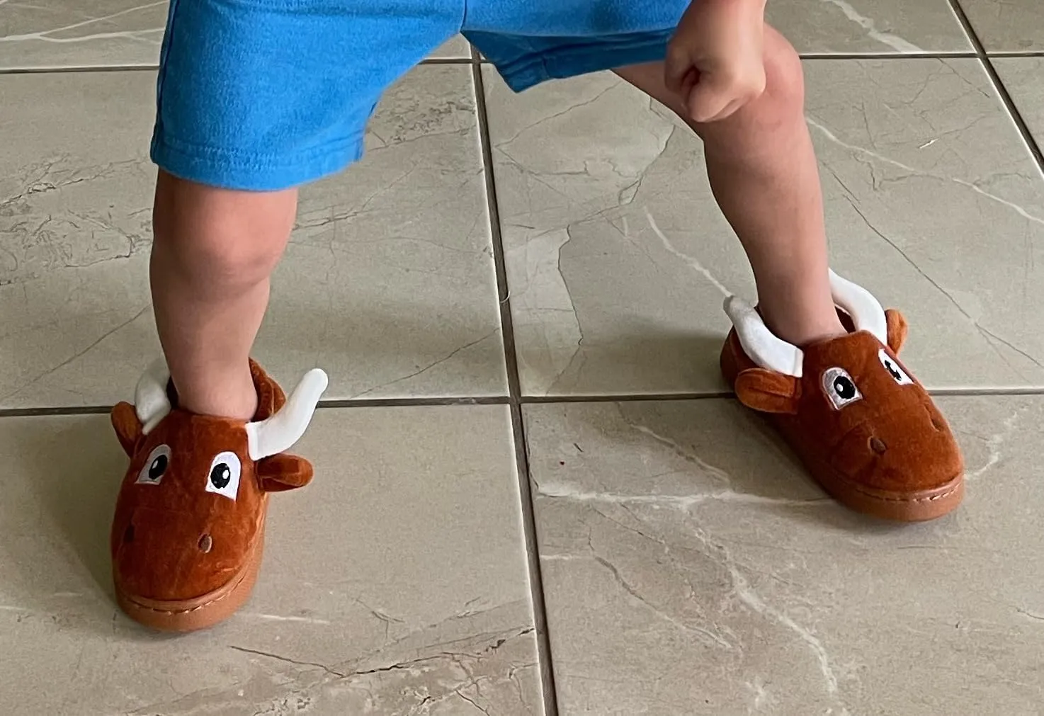 Toddler Slippers for Boys and Girls | Cute Slippers for Babies and Toddlers 2-6 | Indoor Slippers Made of Soft Cotton for Bedroom, Bathroom, and House in Any Season