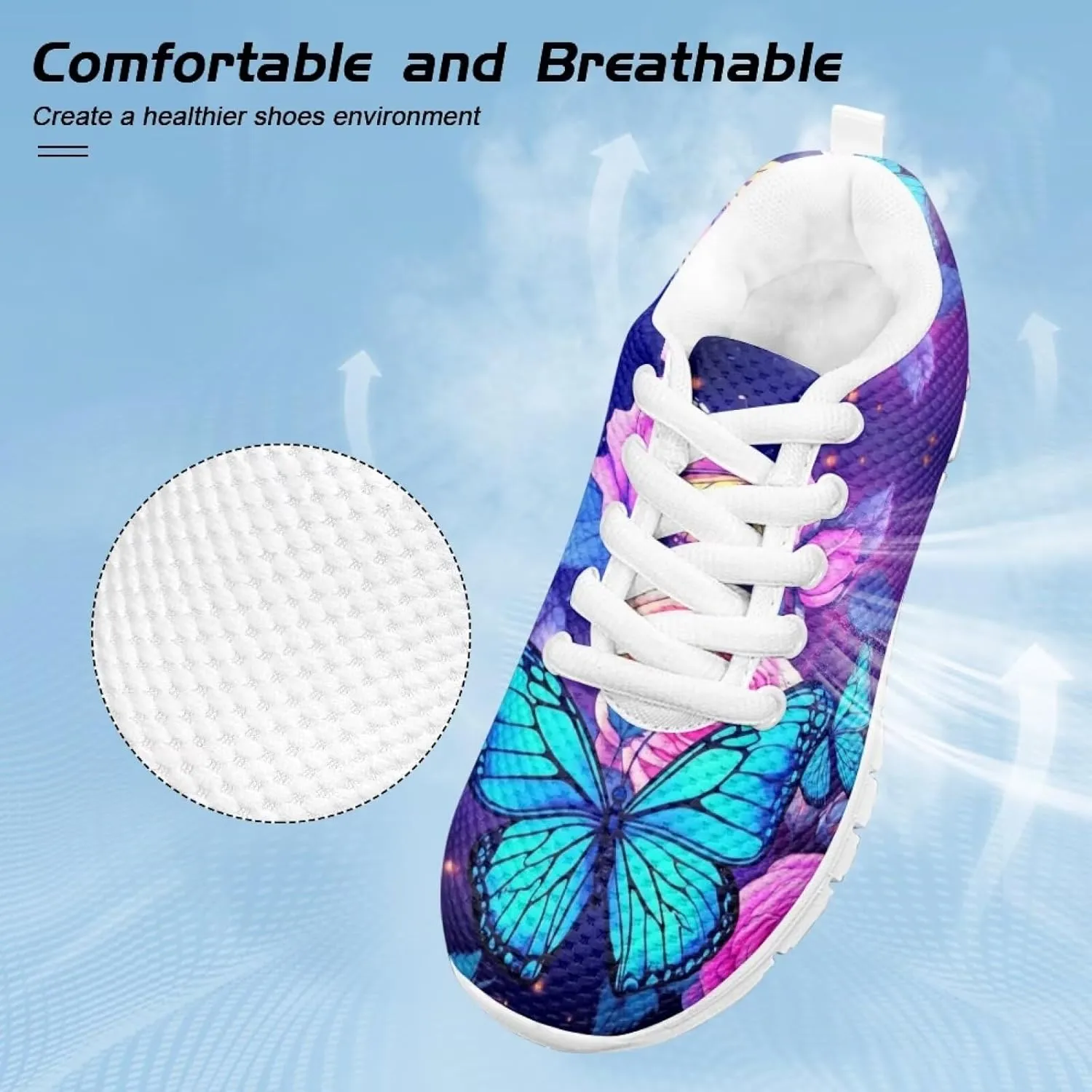 Upetstory Boys Girls Shoes Size 11-3 for Little Big Kids Running Sneakers
