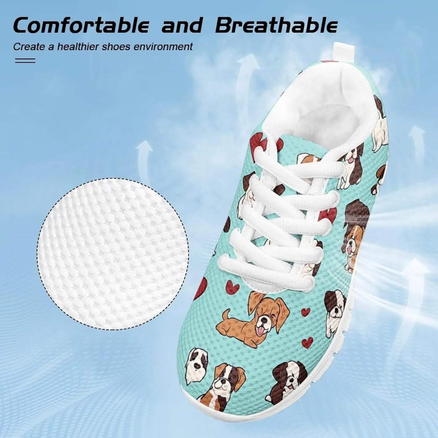 Upetstory Boys Girls Shoes Size 11-3 for Little Big Kids Running Sneakers