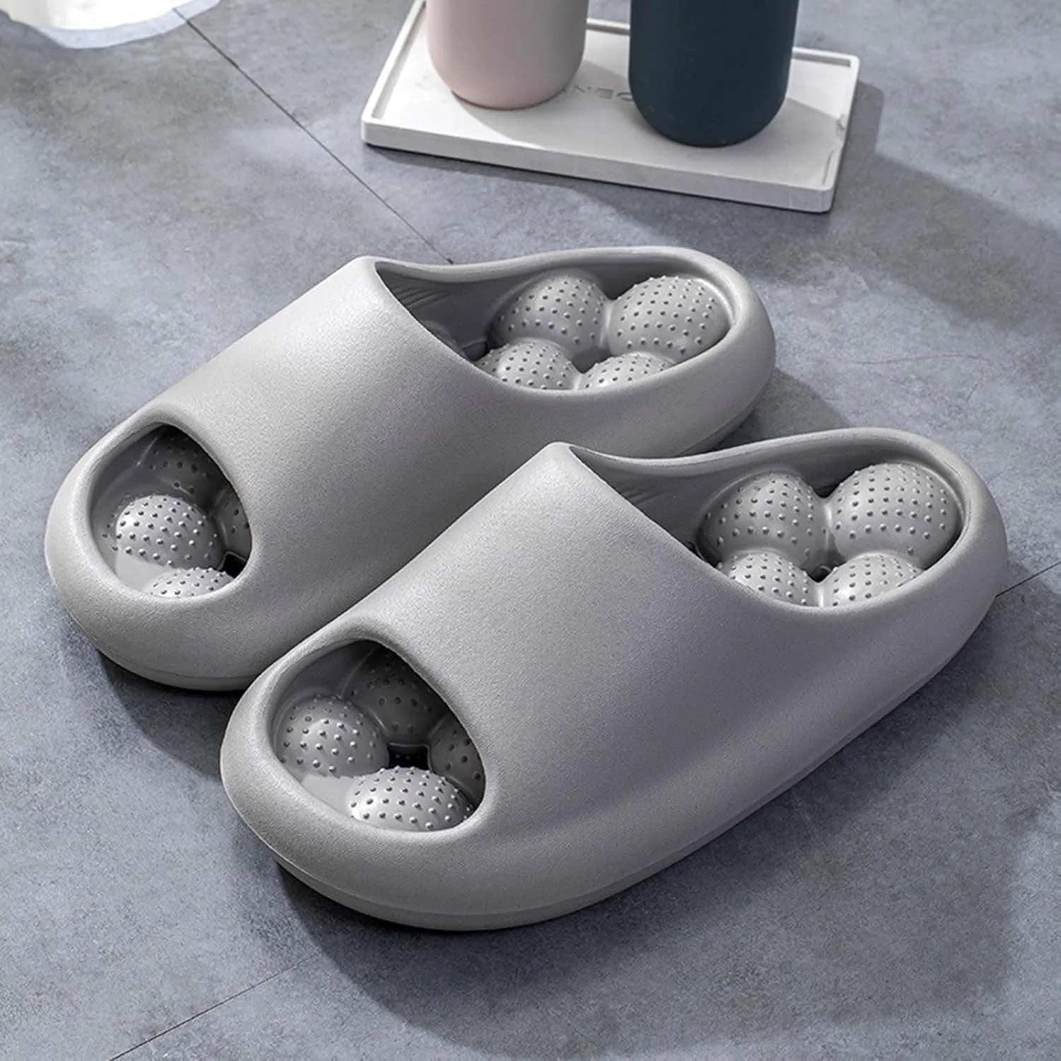 Vacation Sandals for Women Quick Drying Non Slip Slippers Memory Foam Slides Women's Breathable Casual Sandals