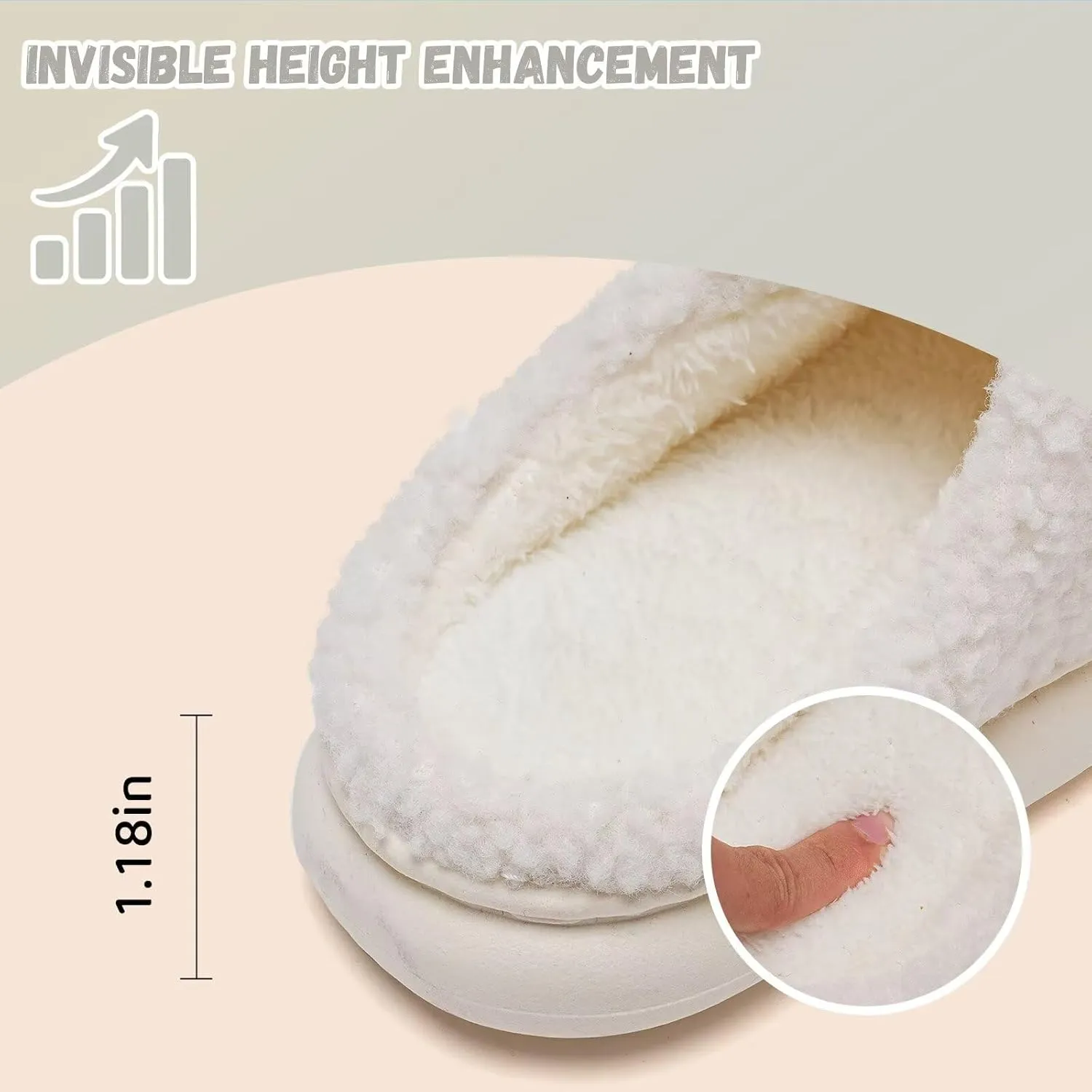WateLves Women's Pillow Warm Memory Foam Slippers Comfortable Cute House Shoes Lightweight Fuzzy Christmas Slippers