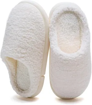 WateLves Women's Pillow Warm Memory Foam Slippers Comfortable Cute House Shoes Lightweight Fuzzy Christmas Slippers