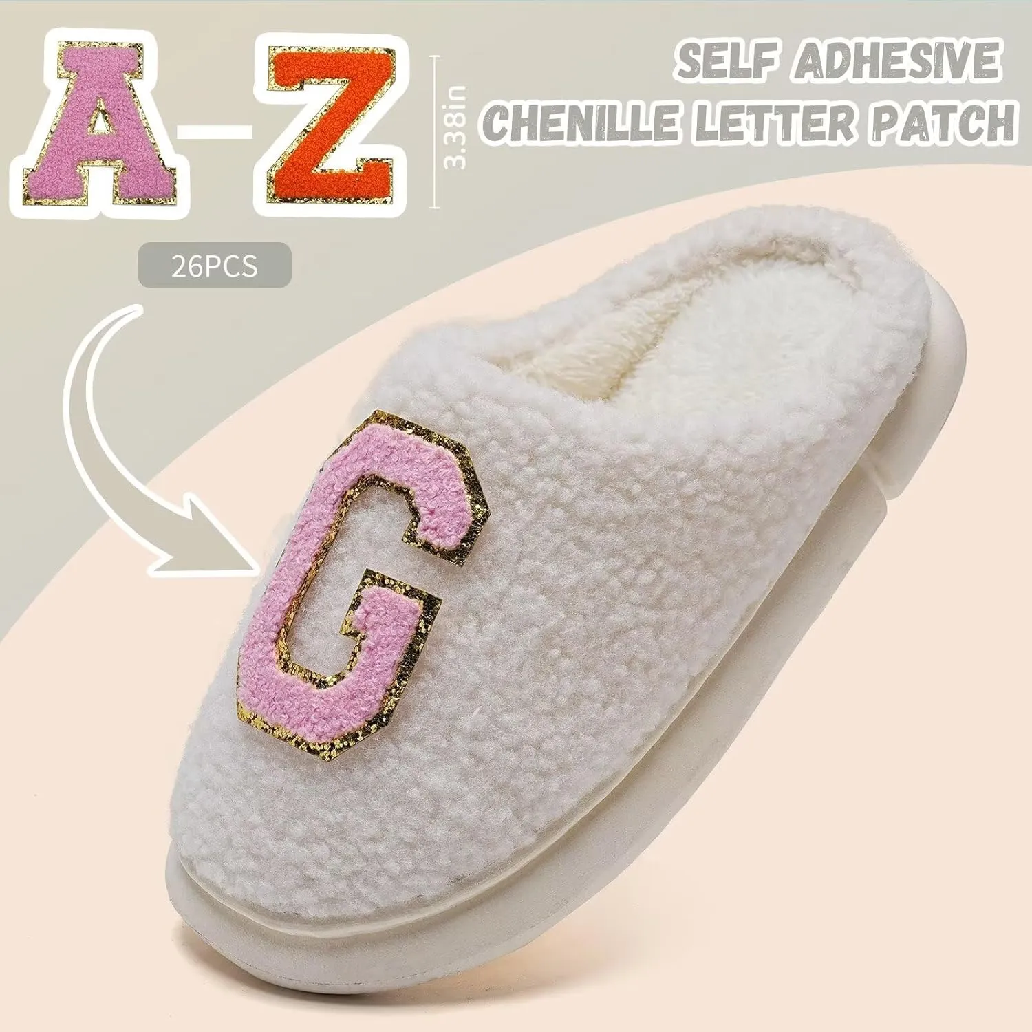 WateLves Women's Pillow Warm Memory Foam Slippers Comfortable Cute House Shoes Lightweight Fuzzy Christmas Slippers