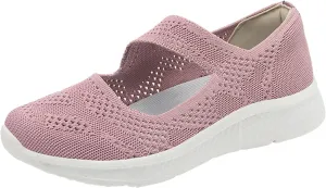 Women Casual Slip On Loafers Comfortable Walking Shoes Lightweight Canvas Sneakers Non Slip Flat Flats