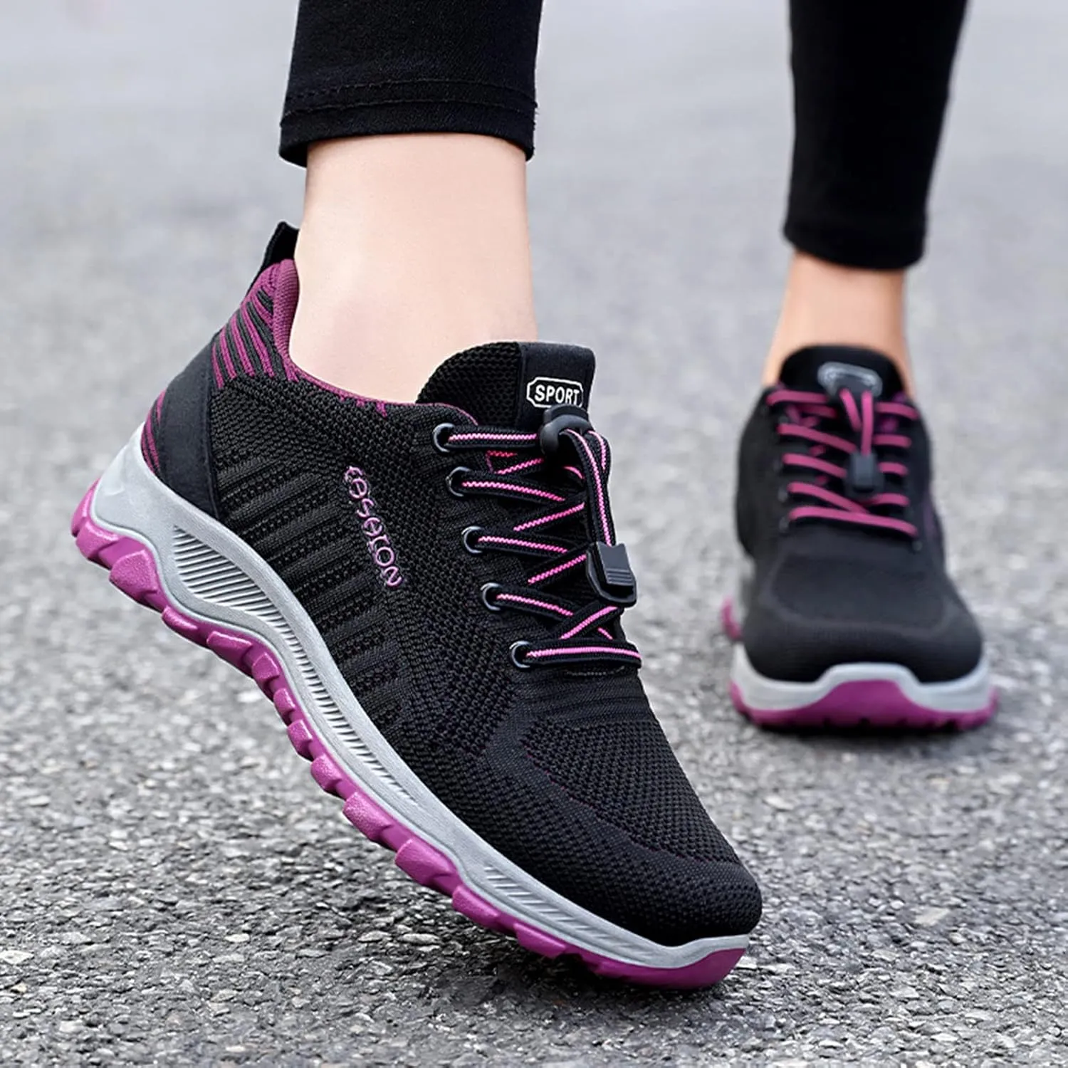 Women Casual Slip On Sneakers Breathable Walking Shoes Lightweight Canvas Comfortable Flats Non Slip Loafers