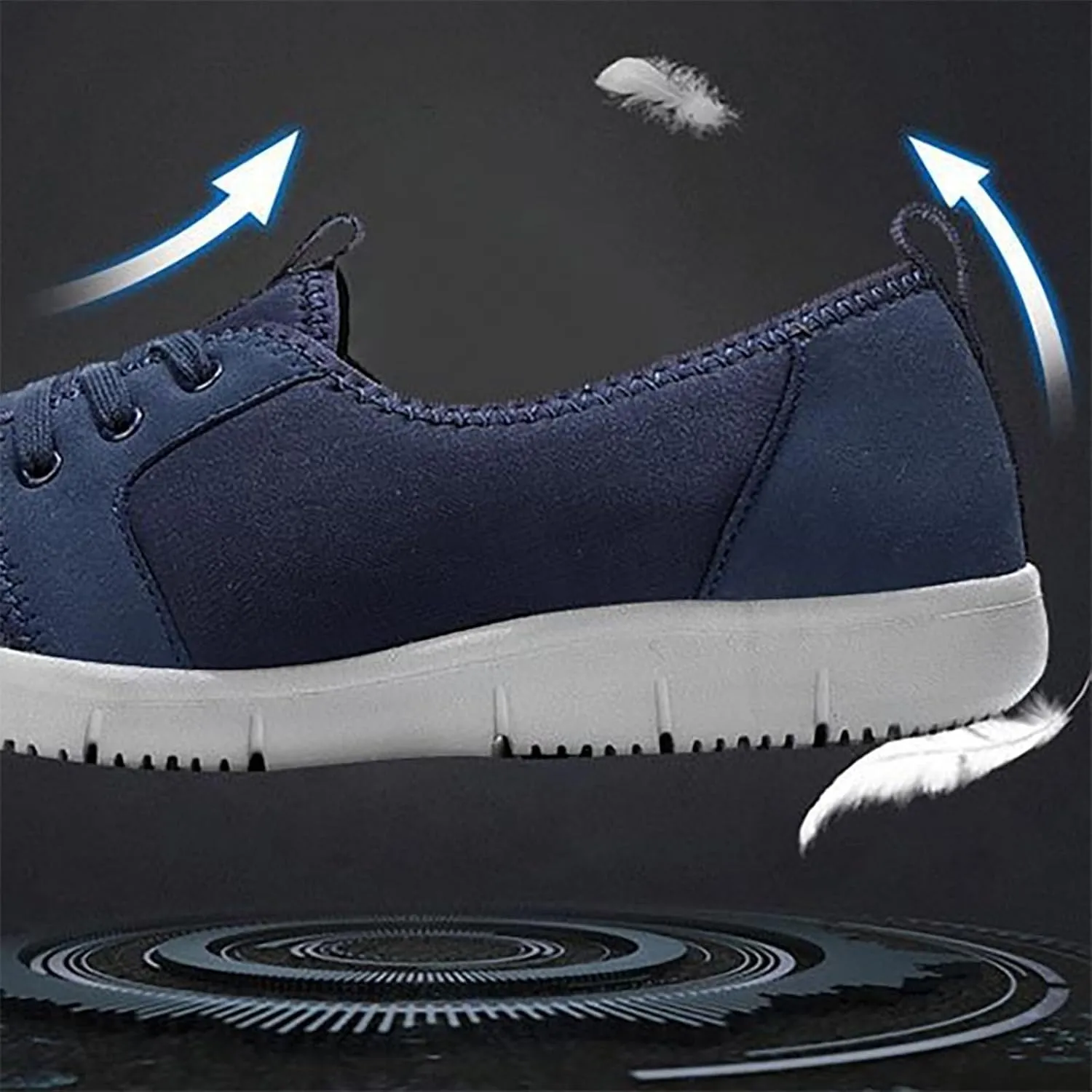 Women Comfortable Slip On Shoes Casual Walking Sneakers Lightweight Canvas Flats Non Slip Breathable Loafers