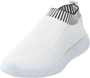 Women Slip On Sneakers Lightweight Walking Shoes Breathable Mesh Casual Comfortable Flats Non Slip Loafers