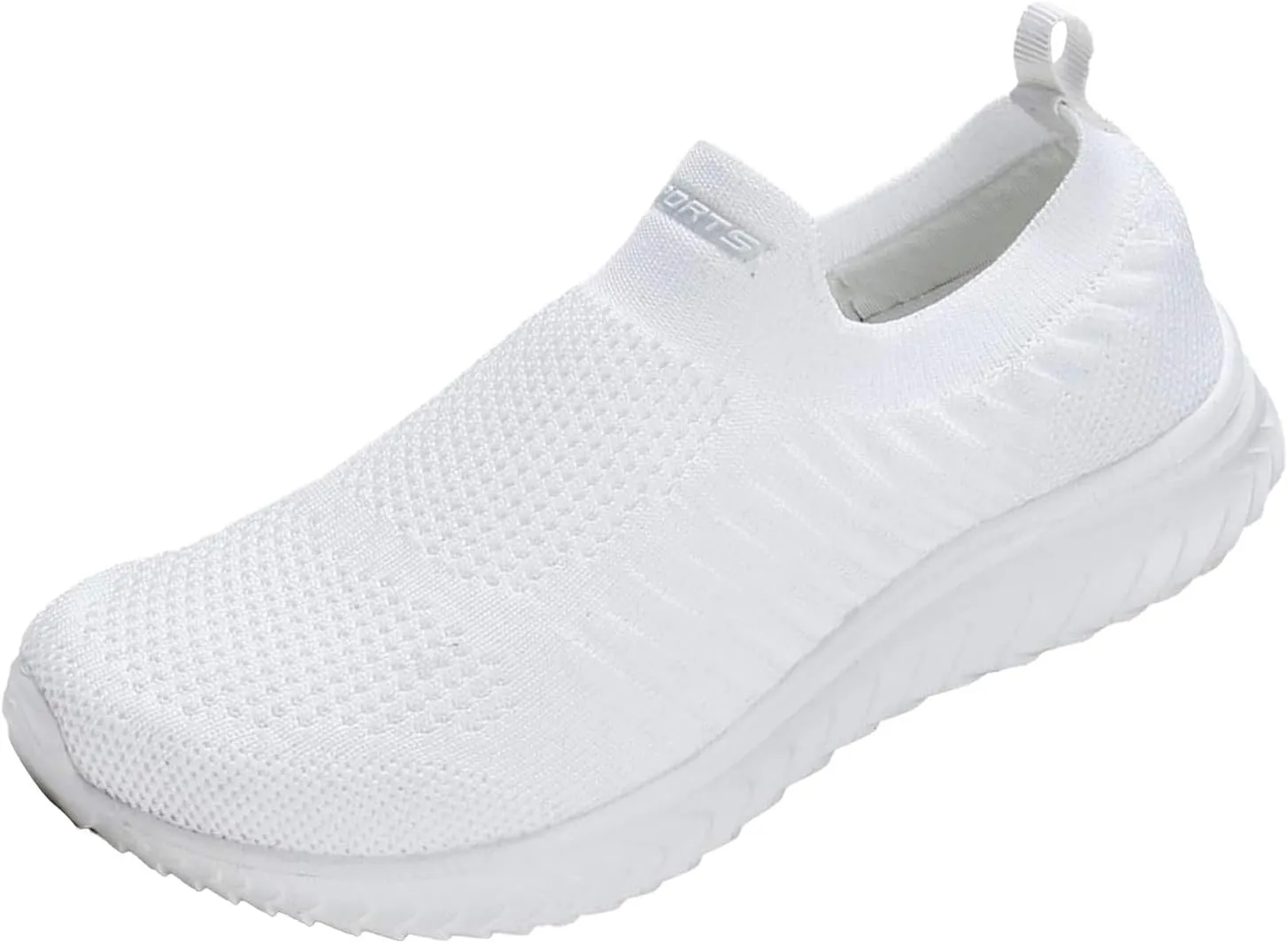 Women Slip On Walking Shoes Comfortable Sneakers Casual Lightweight Canvas Flats Non Slip Breathable Loafers