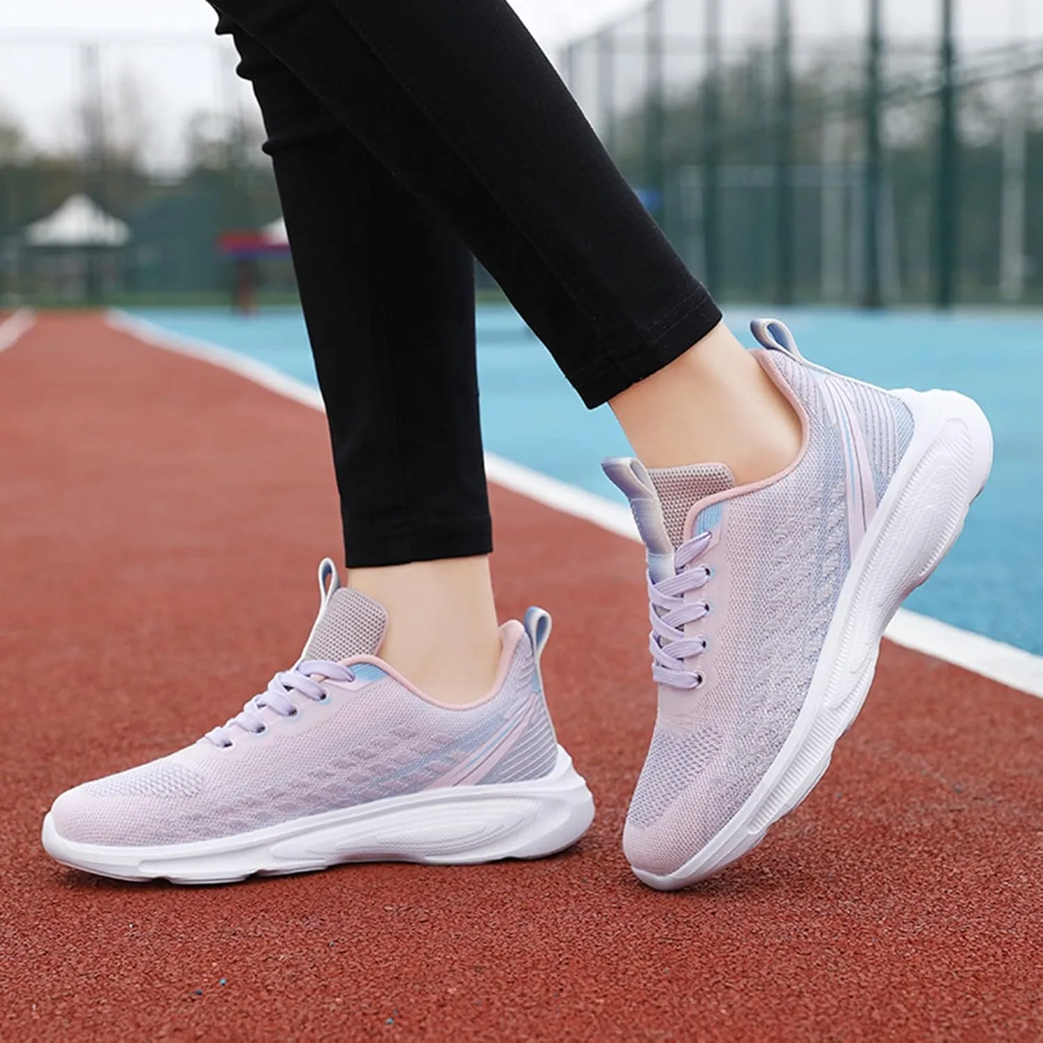 Women Slip On Walking Sneakers Casual Comfortable Shoes Lightweight Canvas Flats Non Slip Breathable Loafers