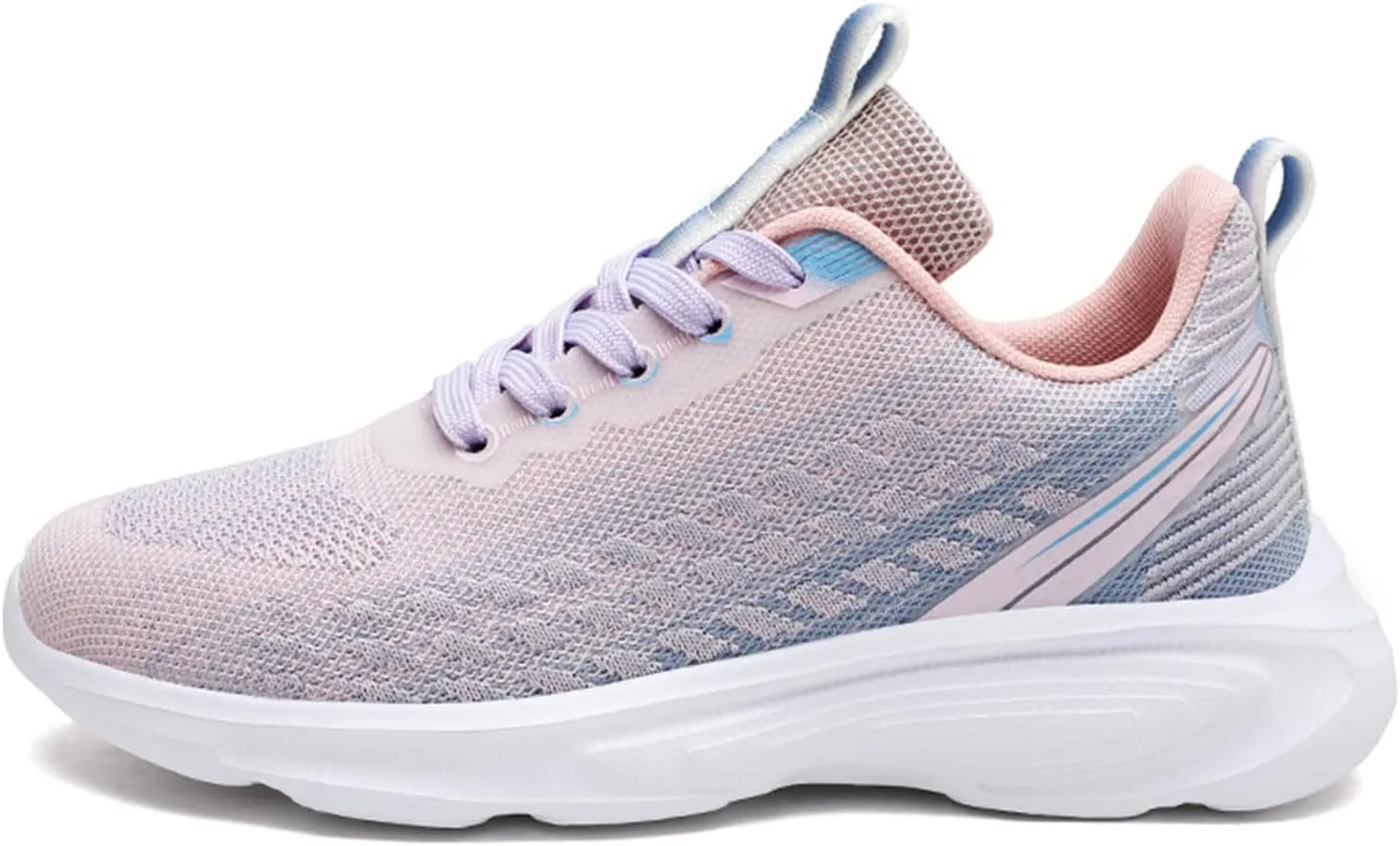 Women Slip On Walking Sneakers Casual Comfortable Shoes Lightweight Canvas Flats Non Slip Breathable Loafers