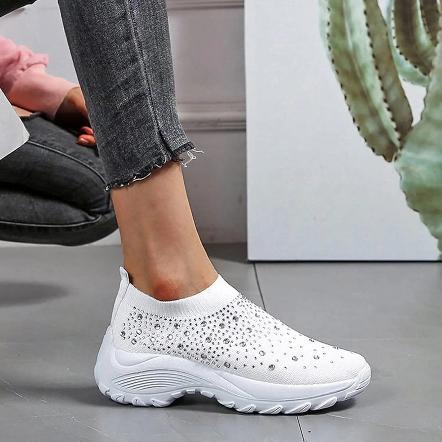 Women Sneakers Size 9 Wide Womens All Black Flat Tennis Shoes Slip On Womens Shoes Casual Fall Boots Plantar Fasciitis Relief Shoes for Women Wide Width Comfy Fall Shoes for Women 2023 Trendy