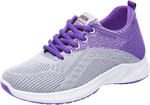 Womens Black Fashion Sneakers 2023 Black Non Slip Tennis Shoes Woman Cute Black Sneakers for Women Dressy Black Wedge Gym Shoes for Women Non Slip Work Shoes for Women Arch Support