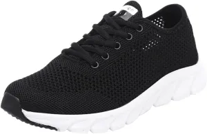 Women's Breathable Elastic Fly Woven Mesh Shoes Fashion Sport Gym Jogging Tennis Sneaker Casual Mountain Shoe