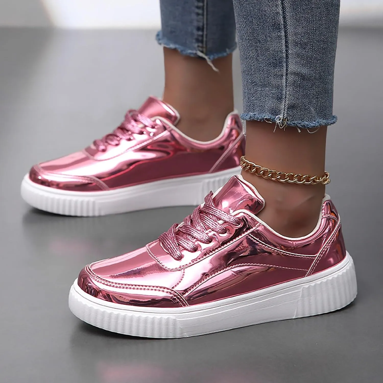 Womens Canvas Slip On Sneakers Casual Walking Shoes Lightweight Comfortable Flats Non Slip Elastic Loafers