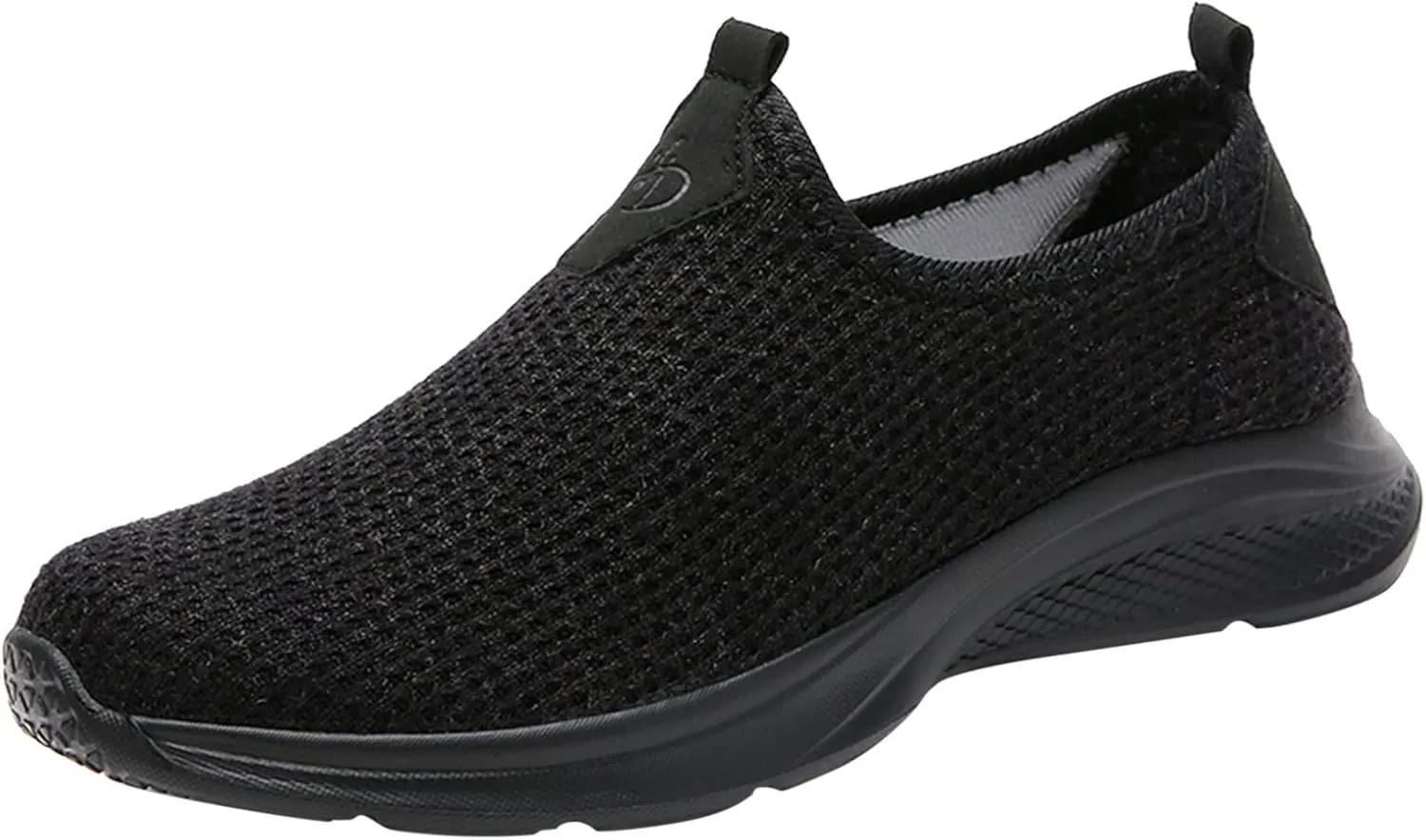 Womens Elastic Slip On Shoes Casual Comfortable Walking Sneakers Lightweight Canvas Flats Non Slip Loafers