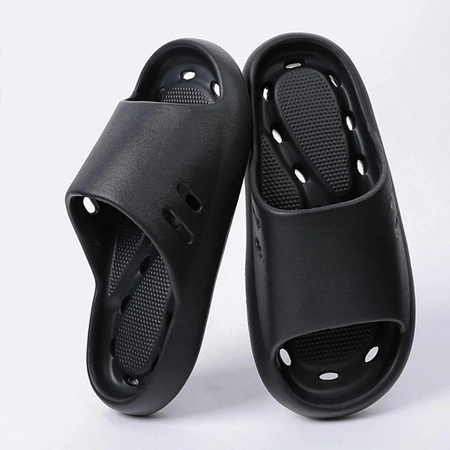 Women's Flat Slippers Shower Shoes Shower Sandals for Gym Spa Pool Non Slip Pool Slides Women's Cloud Slides