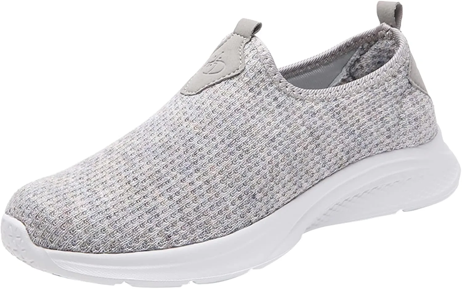 Womens Non Slip Slip On Shoes Casual Walking Sneakers Lightweight Canvas Comfortable Flat Fashion Loafers
