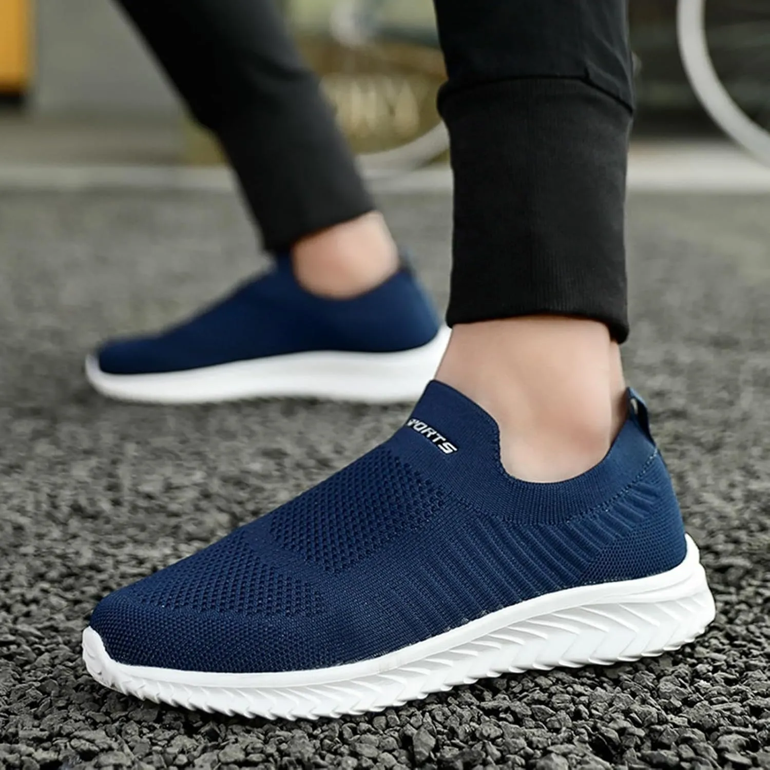 Womens Orthopedic Diabetic Walking Shoes Slip On Sneakers with Arch Support Comfortable Casual Loafers Plantar Fasciitis Foot Pain Relief