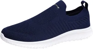 Womens Orthopedic Diabetic Walking Shoes Slip On Sneakers with Arch Support Comfortable Casual Loafers Plantar Fasciitis Foot Pain Relief