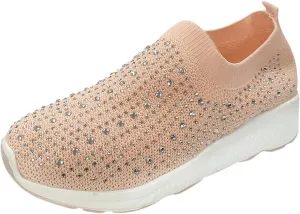 Womens Orthopedic Slip On Walking Shoes Casual Sneakers with Arch Support Comfortable Loafers Plantar Fasciitis Relief Foot Heel Pain Diabetic
