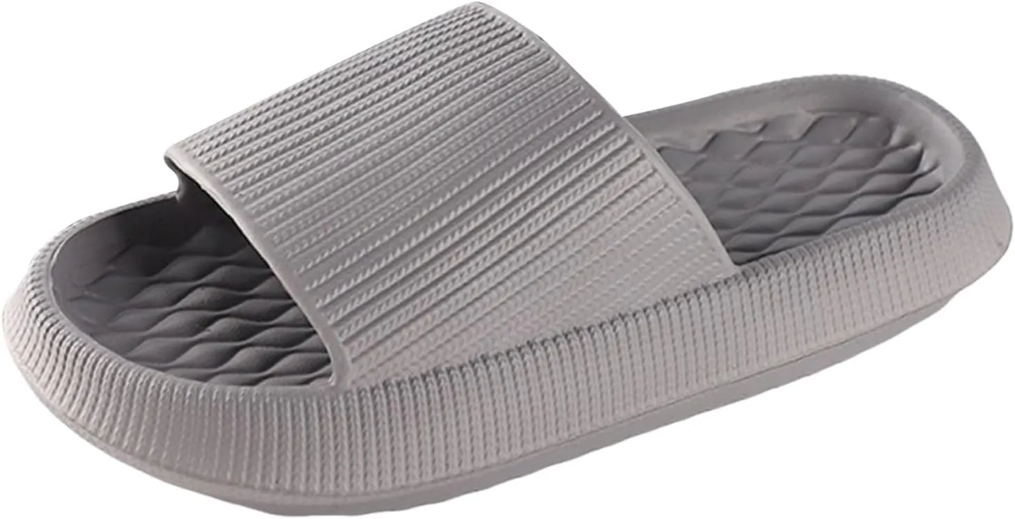 Womens Slides Open Toe Shower Shoes Bathroom Sandals Open Toe Shower Shoes Lightweight Slides Sandal for Women