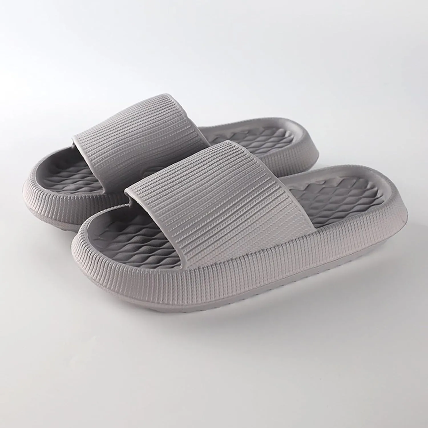 Womens Slides Open Toe Shower Shoes Bathroom Sandals Open Toe Shower Shoes Lightweight Slides Sandal for Women