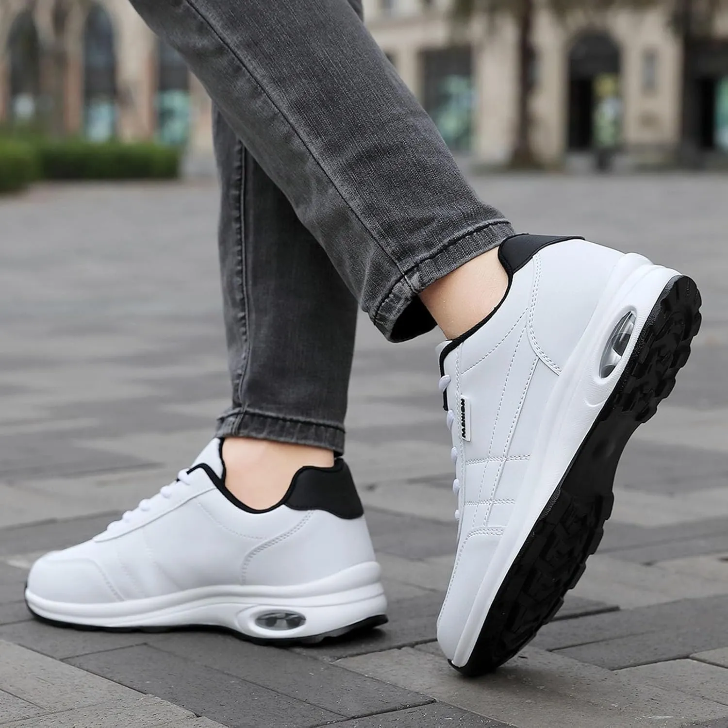Womens Slip On Shoes Work Non Slip Sneakers Walking Shoes Casual Sneaker Socks No Show Men