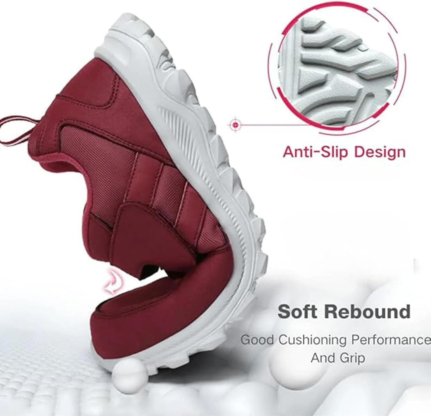 Womens Slip on Sneakers Sneakers for Womens White Sneakers Womens Shoes Sneakers Lightweight Gym Workout Shoes
