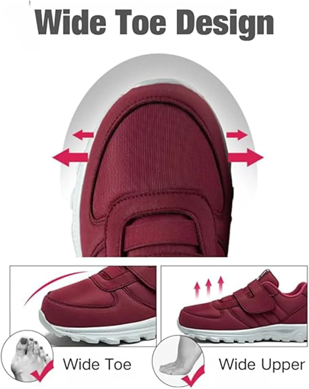 Womens Slip on Sneakers Sneakers for Womens White Sneakers Womens Shoes Sneakers Lightweight Gym Workout Shoes