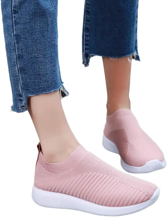 Womens Sneakers Black Sole Women's Wide Athletic Shoes Black Platform Slip On Sneakers for Women White Women Loafers Business Casual Sneakers Women's Everyday Arch Support Shoes