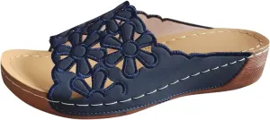 Women's Soft Soled Wedge Sandal Summer Open Toe Wedges Sandals Comfortable Slides Sandals Versatile Sandals