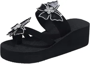 Women's Summer Fashion Flip-Flops Women's Non Slip Casual Arch Support Flip Flops Slip On Beach Slippers